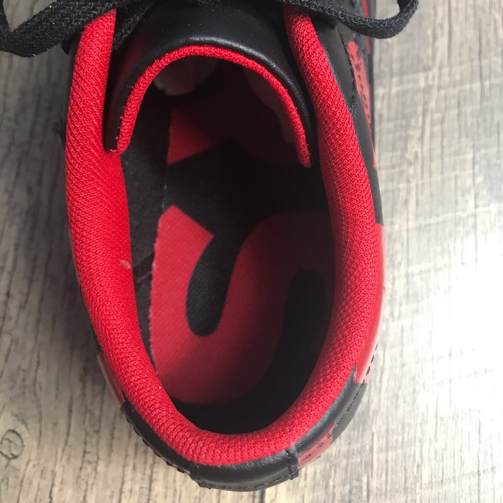 Converse One Star⭐️OX  Black Red Leather W AUTHENT - Picture 7 of 8